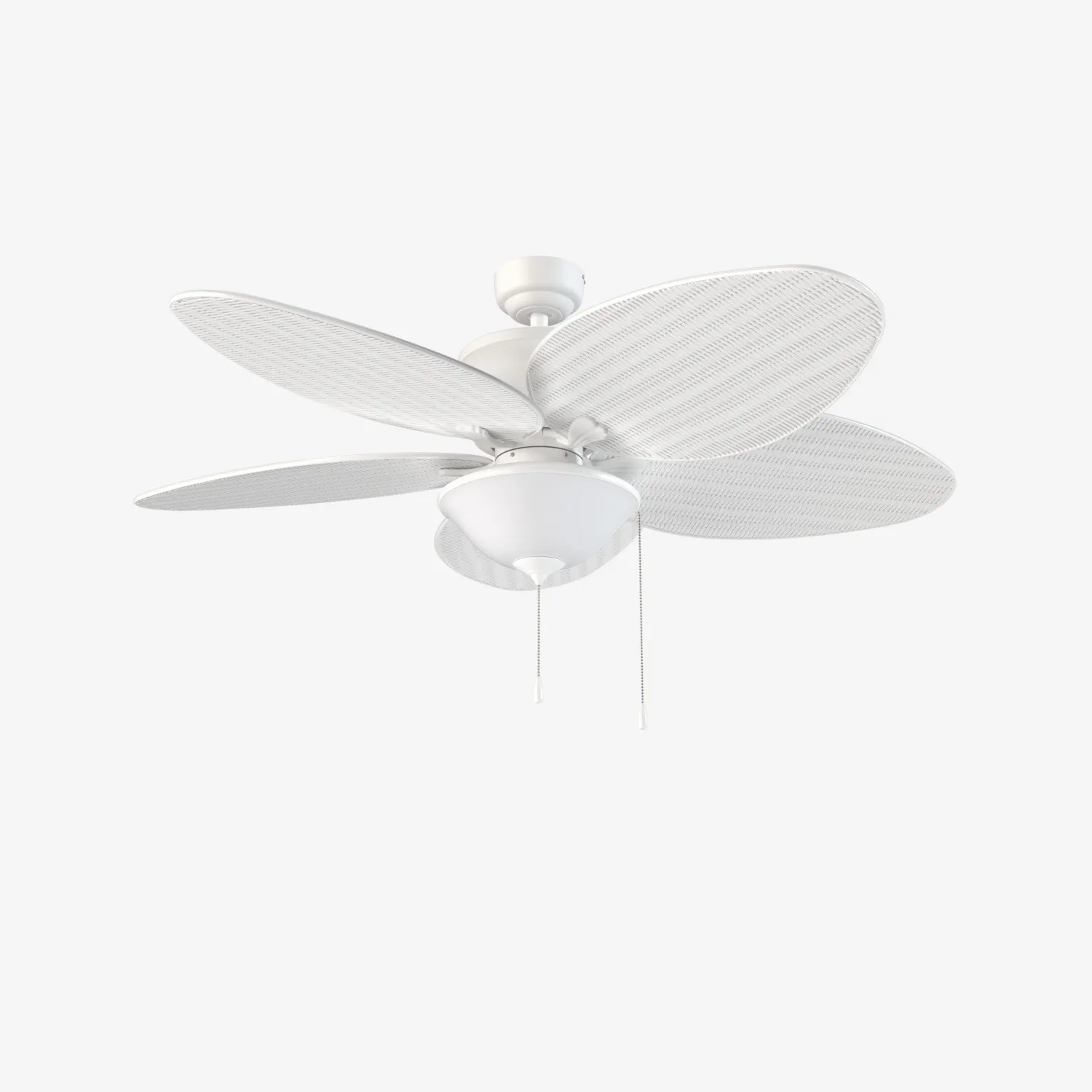 Solana White Pull Chain Indoor Outdoor Ceiling Fan PBR 3D Model_01